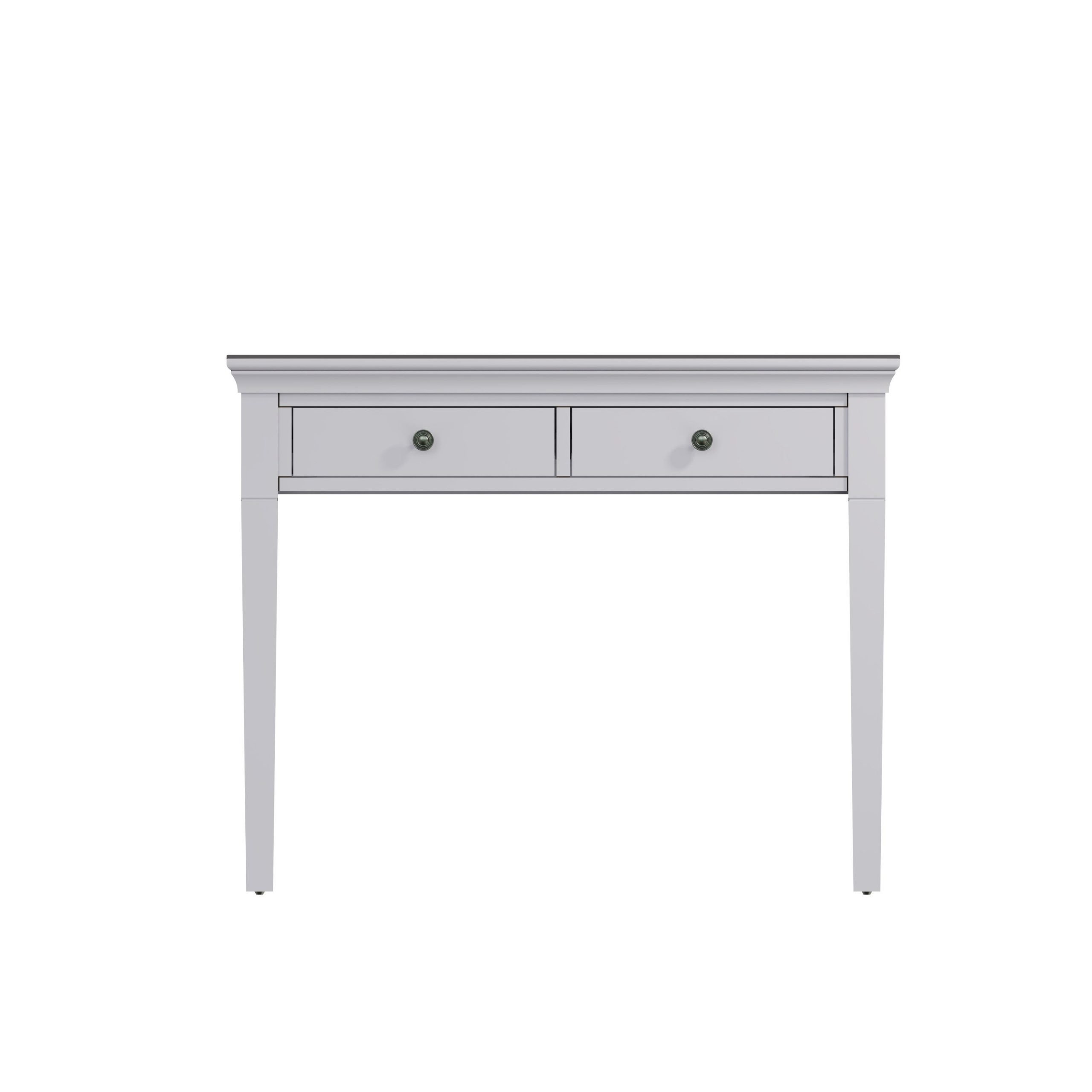 Isabelle Grey Dressing Table front scaled
