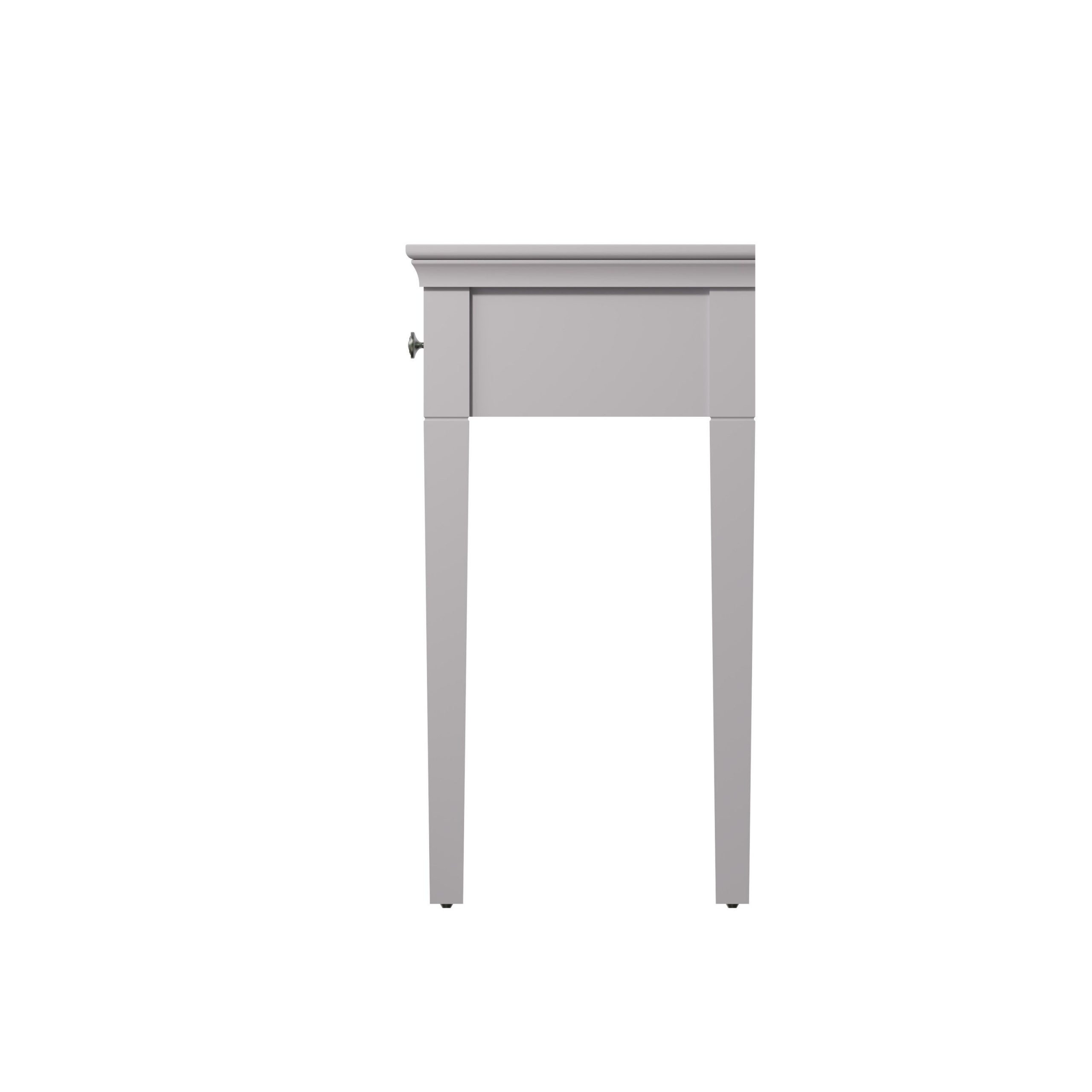 Isabelle Grey Dressing Table side scaled