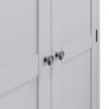 Isabelle Grey Full Hanging Wardrobe handles scaled
