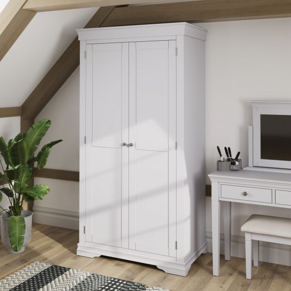 Isabelle Grey Full Hanging Wardrobe scaled