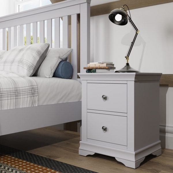 Isabelle Grey Large Bedside scaled