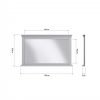 Isabelle Grey Wall Mirror dim scaled