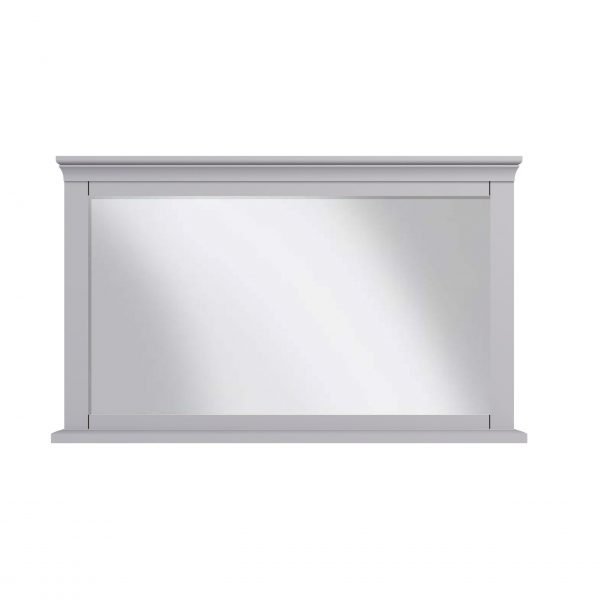 Isabelle Grey Wall Mirror front scaled
