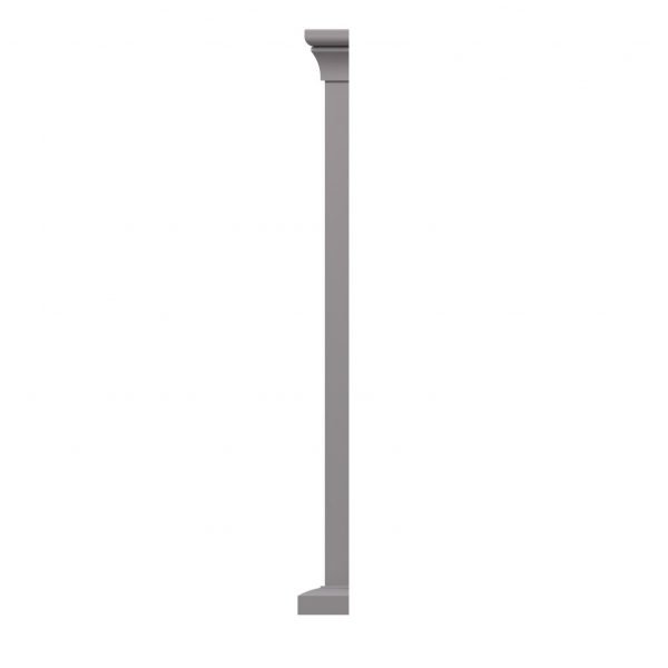 Isabelle Grey Wall Mirror side