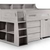 Jupiter Mid Sleeper Grey Oak no mattress