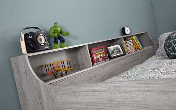 Jupiter Mid Sleeper Grey Oak shelf