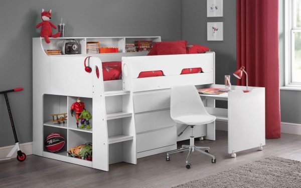 Jupiter Mid Sleeper White