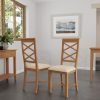 Katarina Oak Double Cross Back Chair scaled