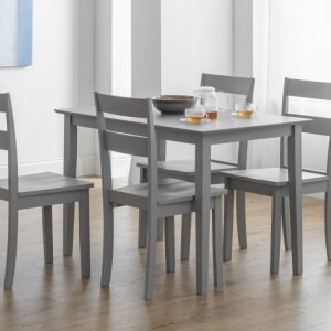 Kobe Compact Rectangular Table Torino Grey set