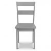 Kobe Wooden Dining Chair Torino Grey front