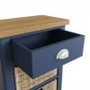 Leighton Oak 1 Drawer 2 Basket Unit Deawer