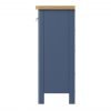 Leighton Oak 1 Drawer 2 Basket Unit Side