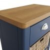 Leighton Oak 1 Drawer 2 Basket Unit Top