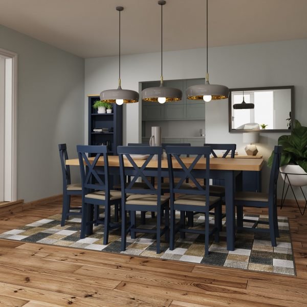 Leighton Oak 1.6M Extending Table scaled