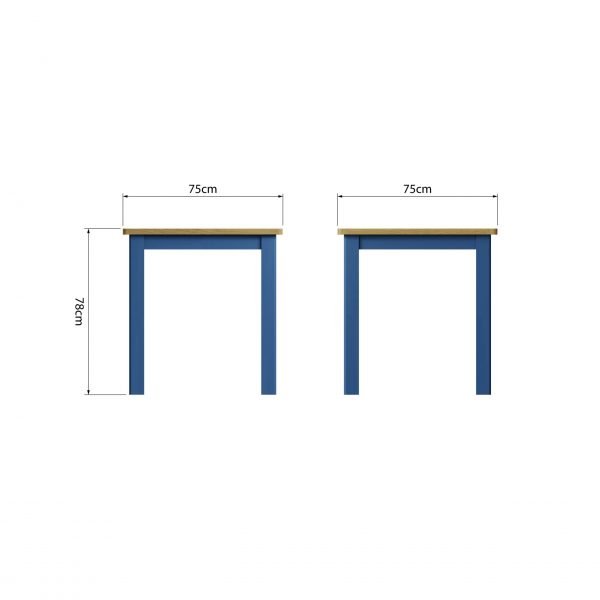 Leighton Oak Fixed Top Table Dimensions scaled