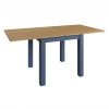 Leighton Oak Flip Top Table Angle Open