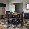 Leighton Oak Flip Top Table Closed