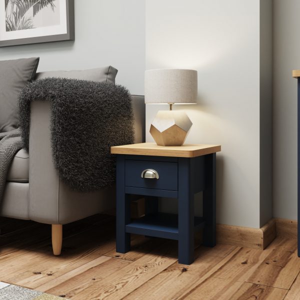 Leighton Oak Lamp Table