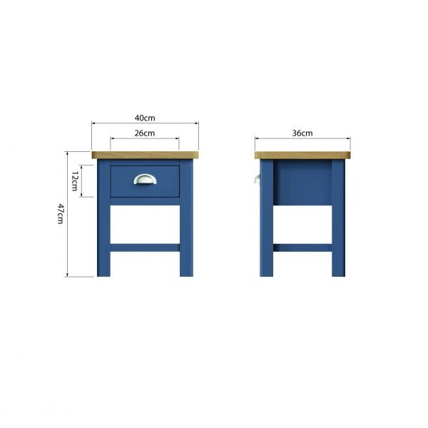 Leighton Oak Lamp Table Dimensions scaled