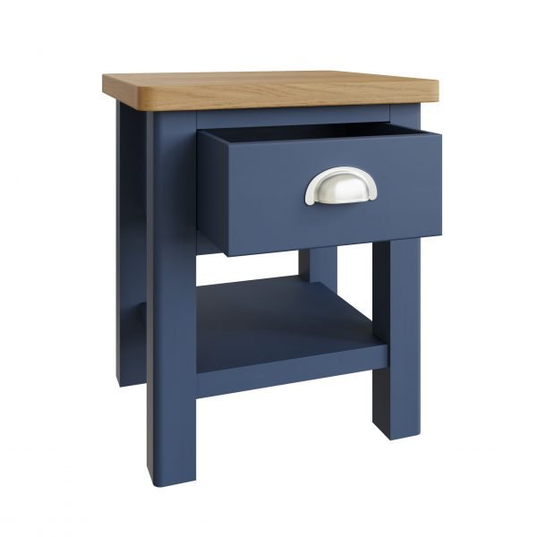 Leighton Oak Lamp Table Drawer