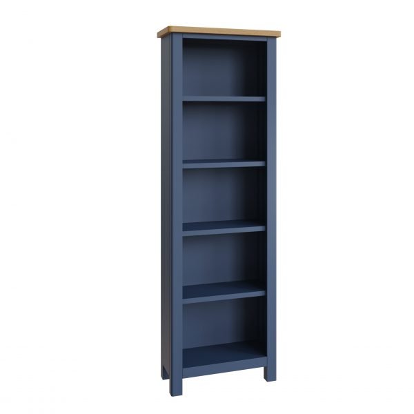 Leighton Oak Large Bookcase Angle