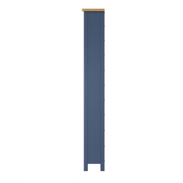 Leighton Oak Large Bookcase Side