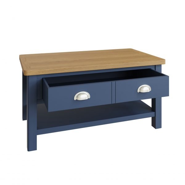 Leighton Oak Large Coffee Table Drawer