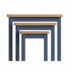 Leighton Oak Nest Of 3 Tables Front