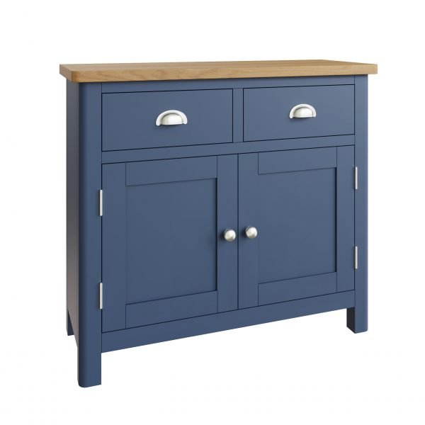 Leighton Oak Sideboard Angle
