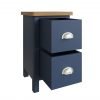 Leighton Oak Small Bedside Cabinet Drawers