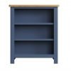 Leighton Oak Small Wide Bookcase Front