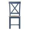 Leighton Oak X Back Dining Chair Front