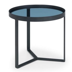 Loft Lamp Table Smoked Glass
