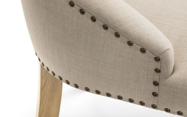 Loire Button Back Chair stud