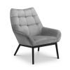 Lucerne Velvet Chair Grey