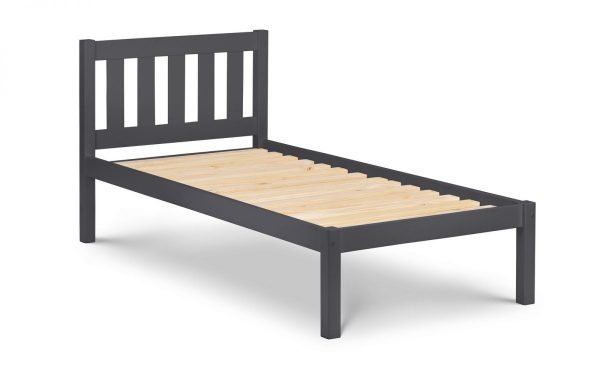 Luna Bed 90cm Anthracite slats