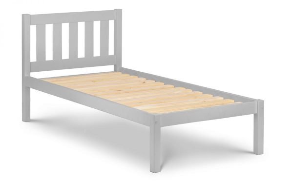 Luna Bed 90cm Dove Grey slats