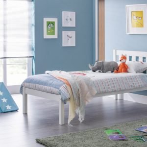 Luna Bed 90cm Surf White room