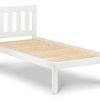 Luna Bed 90cm Surf White slats