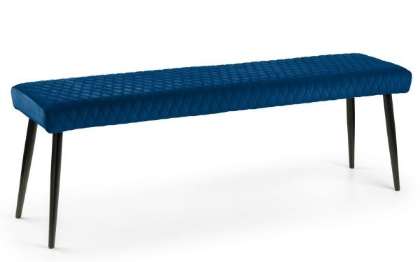 Luxe Low Bench Blue side