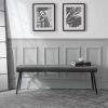 Luxe Low Bench - Grey