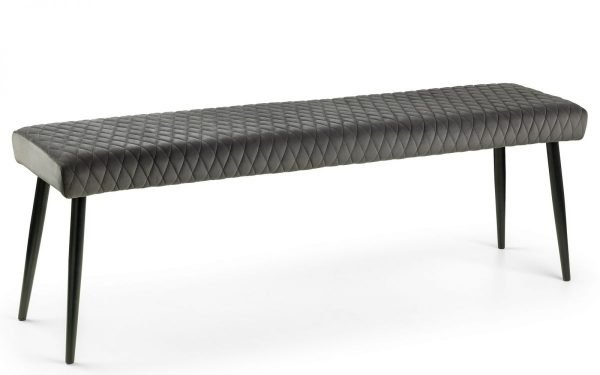 Luxe Low Bench Grey side