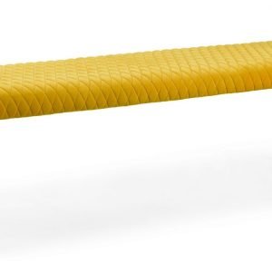 Luxe Low Bench Mustard side