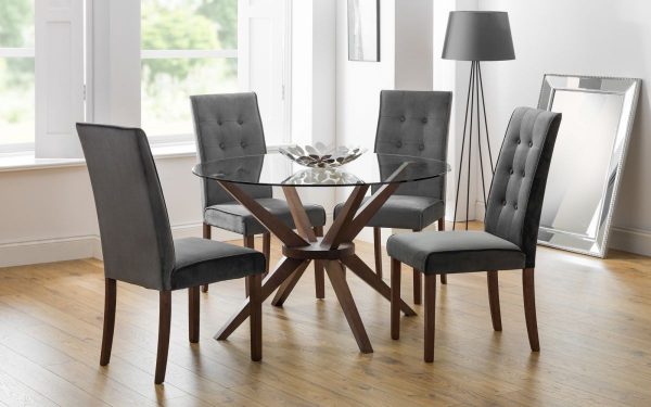 Madrid Velvet Dining Chair set