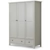 Maine 3 Door Combination Wardrobe Dove Grey