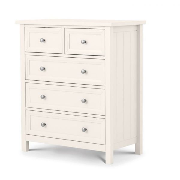 Maine 32 Drawer Chest Surf White