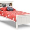 Maine Bookcase Bed - Surf White single