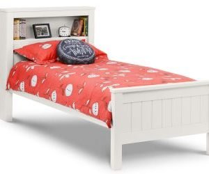 Maine Bookcase Bed Surf White single