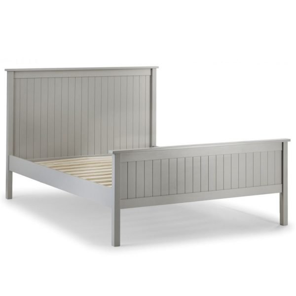 Maine King Size Bed Dove Grey