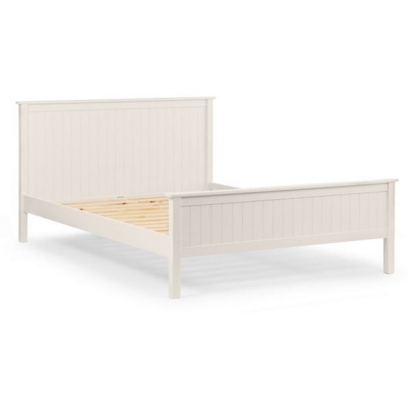 Maine King Size Bed Surf White